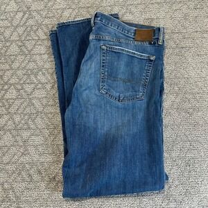Lucky Brand 363‎ Vintage Straight Jeans Mens 38x32 dark Blue Wash Denim